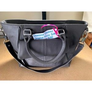 Thirty-One Diamond District City Charcoal Snake Jewell w/ Strap
